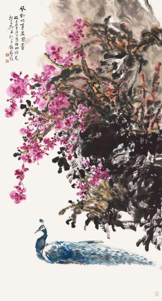 风动吹来满园春 180cmX98cm